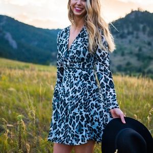 Flirty Cocktail Wrap Dress